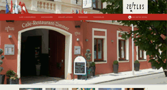 Desktop Screenshot of cafezeitlos.at