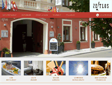 Tablet Screenshot of cafezeitlos.at